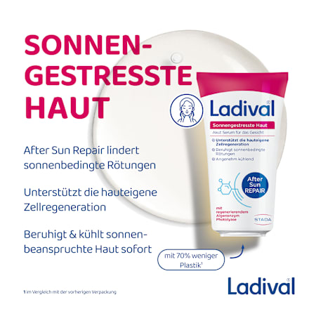 Ladival Sonnengestresste Haut Akut Serum After Sun Gesicht Ladival