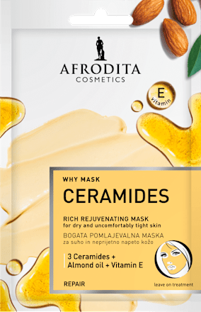 Pomlajevalna maska za obraz Why Mask Ceramides AFRODITA