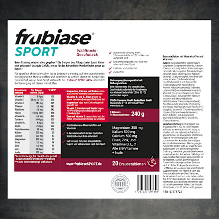 frubiase Sport Waldfrucht Brausetablette (20x12 g) frubiase
