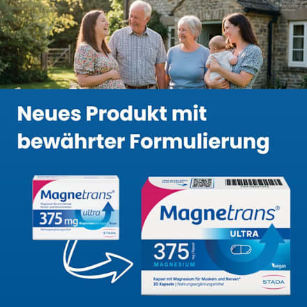 Magnetrans 375 mg ultra Kapseln 100 St Magnetrans