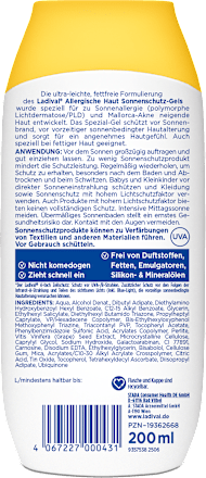 Ladival Allergische Haut Sonnenschutz-Gel LSF 50+ Ladival