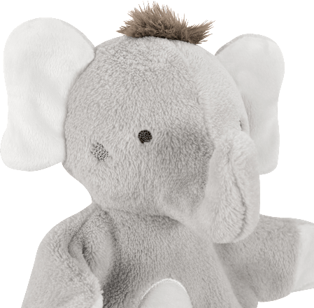 Handpuppe Elefant, grau fehn