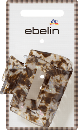 Haarklammer mit Cut-Out, braun ebelin