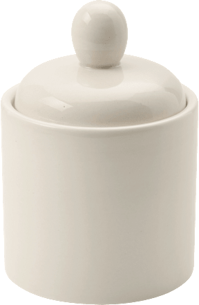 Aufbewahrungsdose mit Deckel aus Dolomit, beige (10x15 cm) dm home