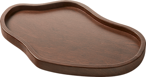Tablett aus Holz, organisch (35x25x2,5 cm) dm home
