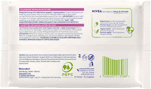 Reinigungstücher pflegend NIVEA