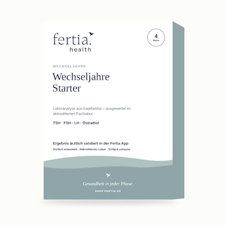 Wechseljahre Starter – Bluttest mit Laboranalyse für Zuhause fertia health