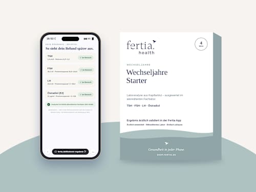 Wechseljahre Starter – Bluttest mit Laboranalyse für Zuhause fertia health