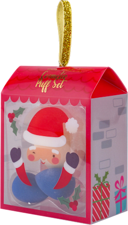 Set spugnette make-up Babbo Natale simplepleasures