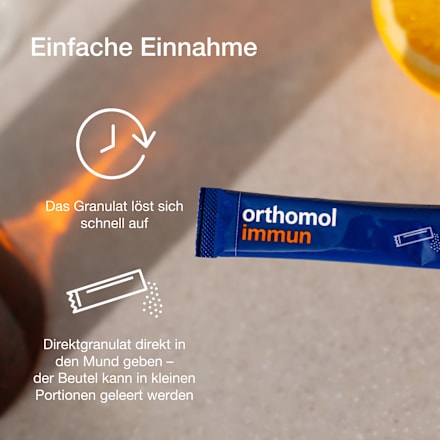 Orthomol Immun Direktgranulat Menthol-Himbeere 30 St orthomol