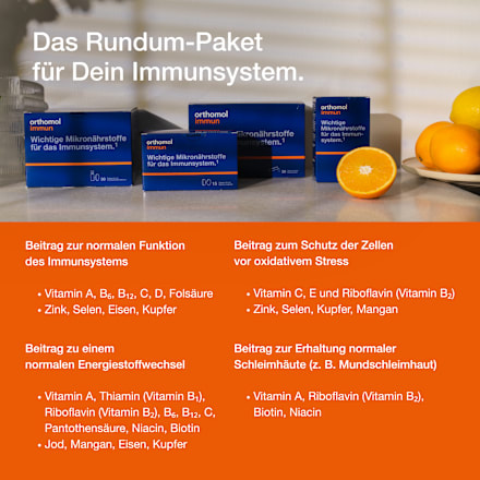 Orthomol Immun Direktgranulat Menthol-Himbeere 30 St orthomol
