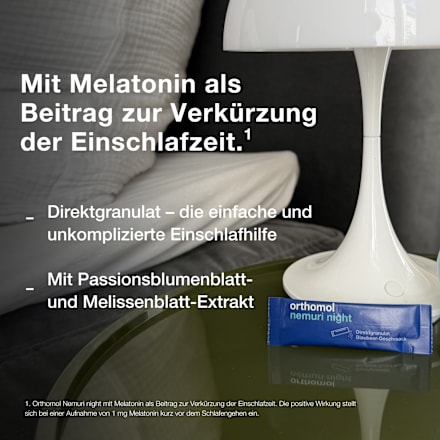 Orthomol Nemuri night Direktgranulat 30 St orthomol