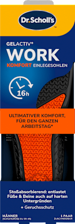 Einlegesohlen GelActiv Work Gr. 40 - 46,5 (1 Paar) Dr. Scholl's