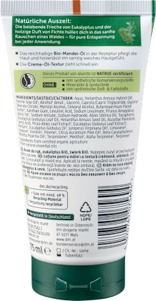 Handcreme Waldrauschen alverde NATURKOSMETIK
