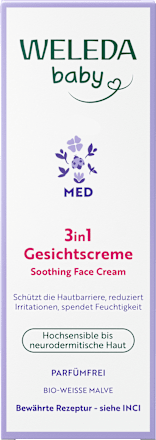 Baby Gesichtspflege Derma Weiße Malve Creme WELEDA baby