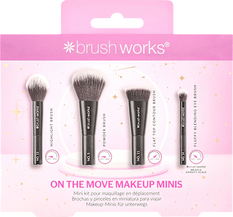 Geschenkset Pinselset On The Move Makeup Minis brush works
