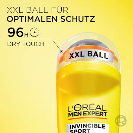 Antitranspirant Deo Roll-On Invincible Sport L'ORÉAL PARiS MEN EXPERT
