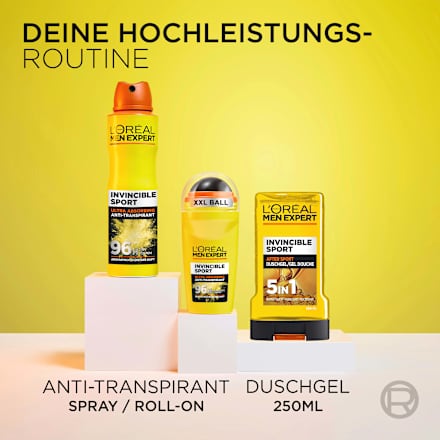 Antitranspirant Deo Roll-On Invincible Sport L'ORÉAL PARiS MEN EXPERT