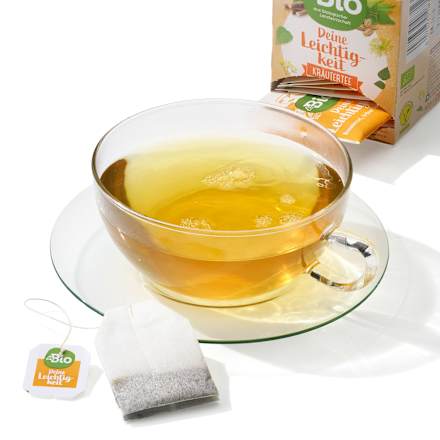 Kräutertee, Deine Leichtigkeit mit Brennnessel, Grüner Tee & Fenchel (20 Beutel) dmBio