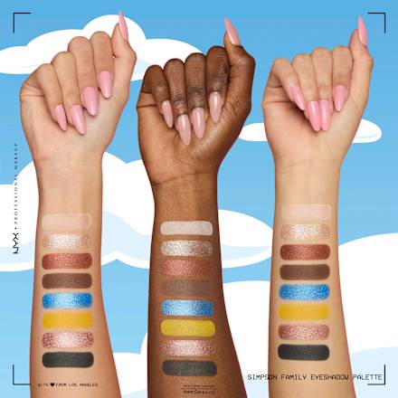 Lidschattenpalette Simpsons The Family Mania NYX PROFESSIONAL MAKEUP