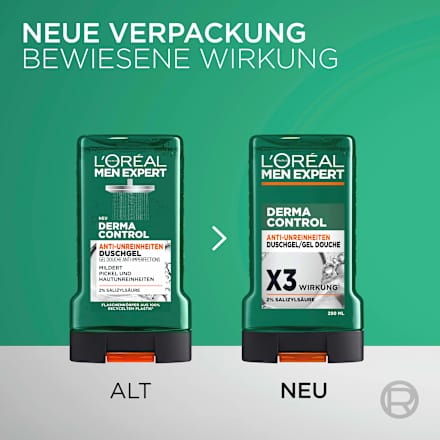 Duschgel Derma Control Anti-Unreinheiten L'ORÉAL PARiS MEN EXPERT