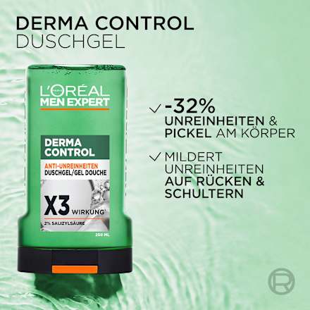 Duschgel Derma Control Anti-Unreinheiten L'ORÉAL PARiS MEN EXPERT