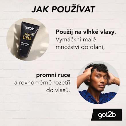 gel na vlasy Ultra Glued got2b