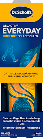 Einlegesohlen GelActiv Everyday, Gr. 40 -46,5 (1 Paar) Dr. Scholl's