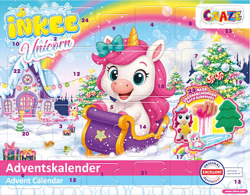 Kalendarz adwentowy Unicorn Inkee CRAZE