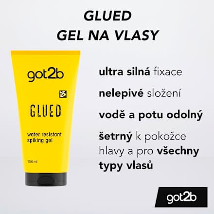 stylingový gel Spiking Glued got2b