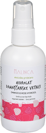 Hidrolat damaščanske vrtnice Malinca