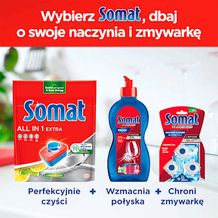 Tabletki do zmywarki All in One Extra Lemon Somat