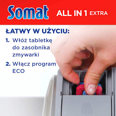 Tabletki do zmywarki All in One Extra Lemon Somat