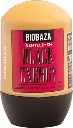 Men Black Energy roll-on - Lovor, Pačuli i Menta Biobaza