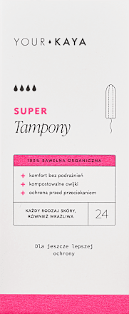 Tampony super (24 szt.) YourKaya