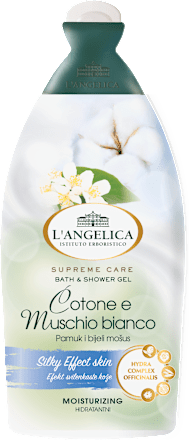 Supreme Care gel za tuširanje - pamuk i bijeli mošus L'ANGELICA