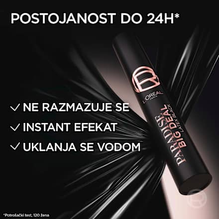 PARADISE BIG DEAL LATEX maskara - crna L'ORÉAL PARiS