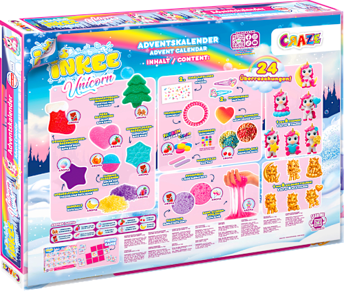 Adventskalender 2026 Kinder Badezusätze Unicorn CRAZE