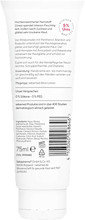 Handcreme trockene Haut Urea Akut sebamed