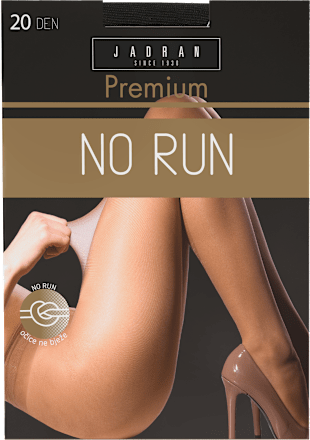 Premium No Run hulahopke, 20 DEN, veličina 5 – Crna JADRAN ČARAPE