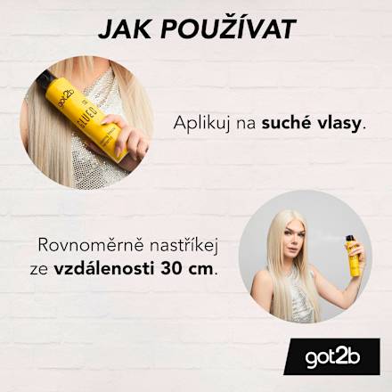lak na vlasy Glued got2b