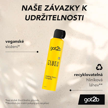 lak na vlasy Glued got2b