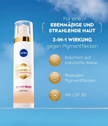 Gesichtsfluid 3in1 Luminous630 Anti Spot 02 Medium NIVEA