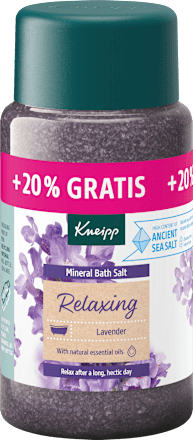 Kryształki do kąpieli z soli mineralnej Relaxing Kneipp