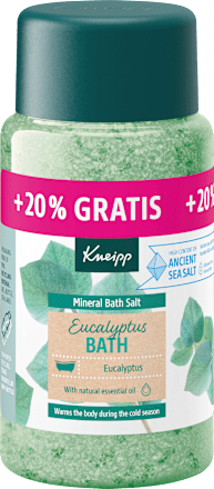Kryształki do kąpieli z soli mineralnej Eucalyptus Bath Kneipp