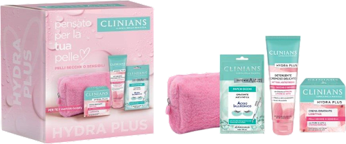 Cofanetto cura viso HYDRA PLUS pelli sensibili CLINIANS