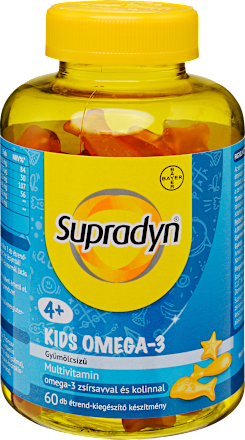 Multivitamin gyerekeknek omega-3-al és kolinnal Supradyn