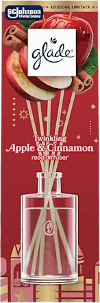 Profumatore per ambienti Twinkling Apple and Cinnamon con bastoncini glade