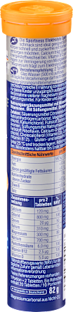  Elektrolyte Sport pezsgőtabletta ásványi anyagokkal és vitaminokkal, édesítőszerrel, narancs ízű Sportness
