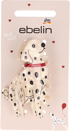 Haarklammer Dalmatiner Hund ebelin